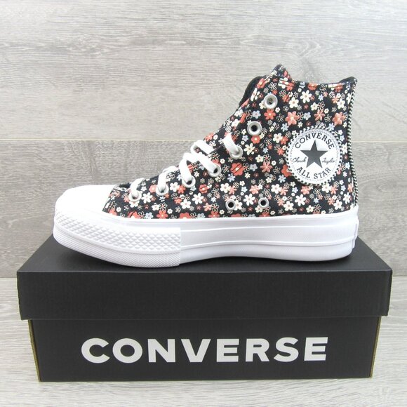 Converse CTAS Lift Platform Petite Floral Petals Women's Size 8 NEW - Picture 3 of 16